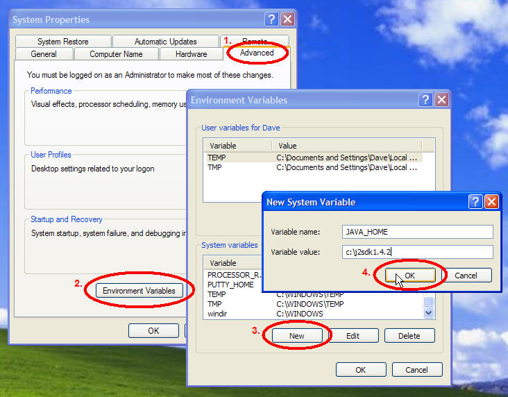 JAVA_HOME on Windows